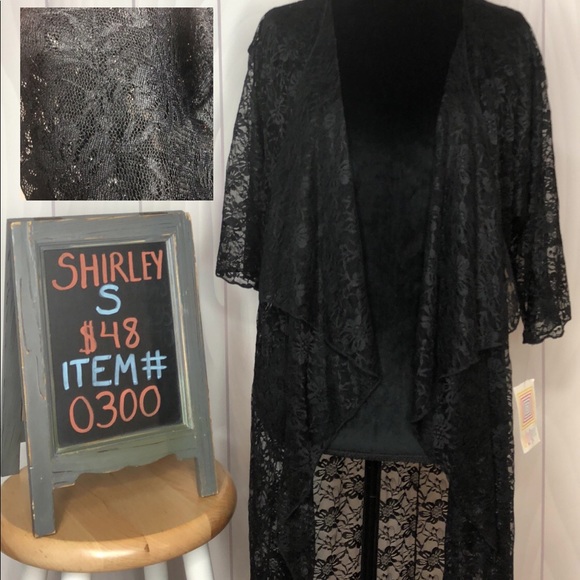 Black Lace Floral Kimono - Picture 1 of 1